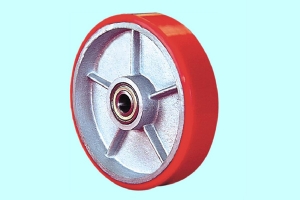 海北铁芯聚氨脂单轮（红色）